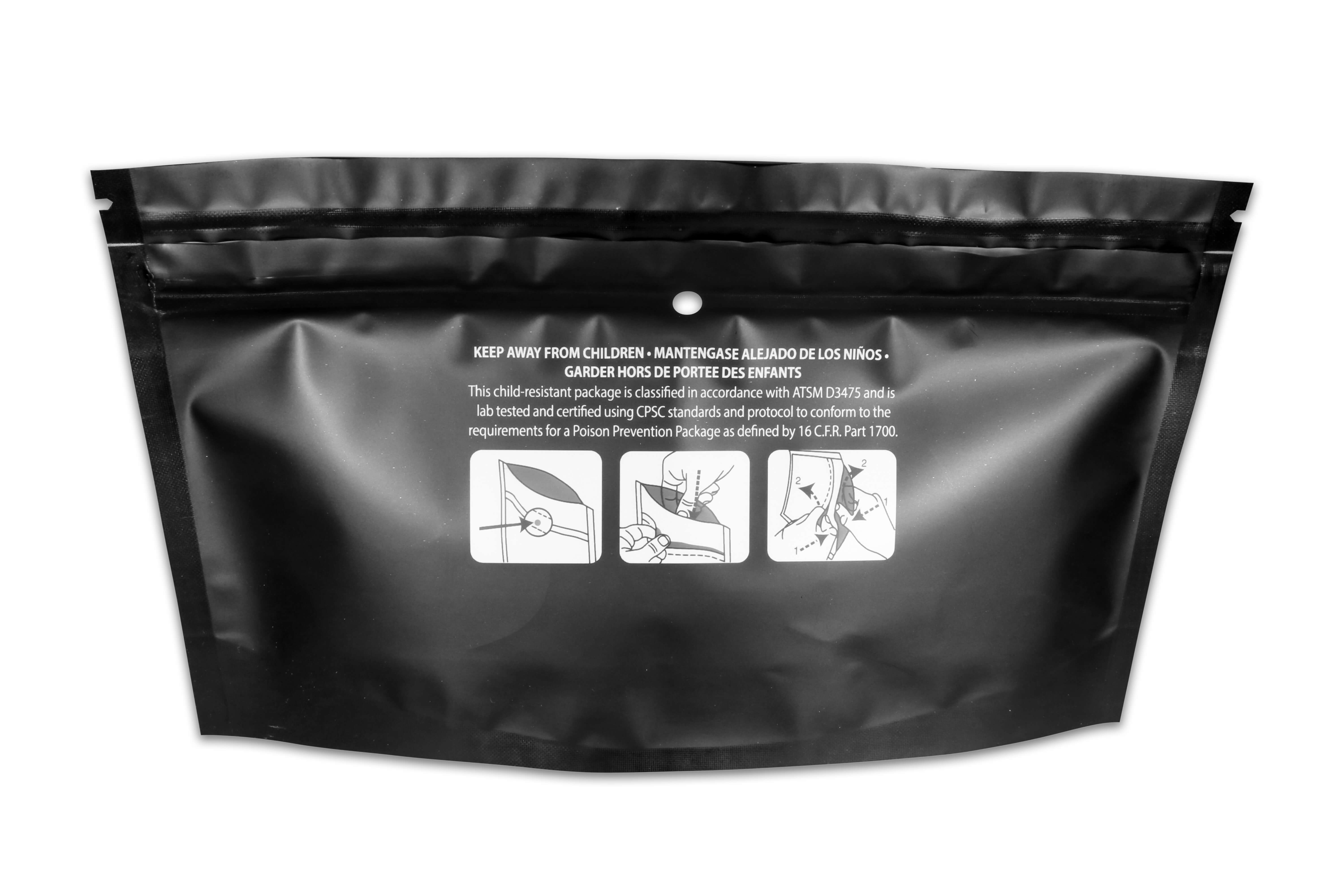 Child Resistant Mylar Dispensary Exit Bags 12